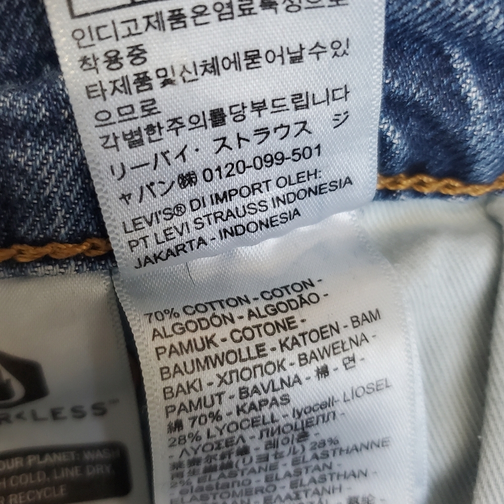 Levi's Premium 514 Big E Straight Fit Jeans 34 Waist - Picture 10 of 12
